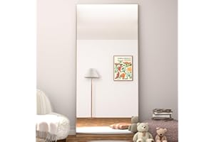 CONGUILIAO Full Length Mirror 65"x24", Floor Mirror, Standing Mirror, Large and Long Mirror, Hanging Standing or Leaning, Bed