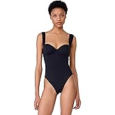 Kate Spade New York Womens Solid Underwire One Piece Swimsuit