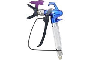 ZHUITU Airless Paint Spray Gun Sprayer High Pressure 3600 PSI 517 Nozzle Tip