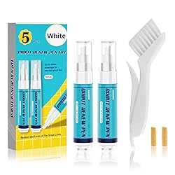 NADAMOO Grout Renew Pen White, 2 Large Size 20ml