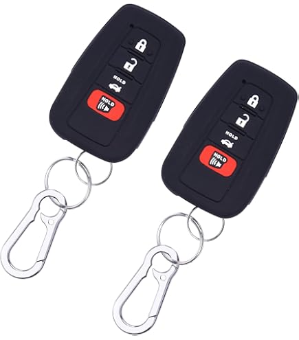 For Toyota Key Fob Cover With Keychain, Fit For Toyota Venza Corolla Cross Grand Highlander Tundra Rav4 Prime Prius Land Cruiser Sequoia Sienna Crown Tacoma 2025 C