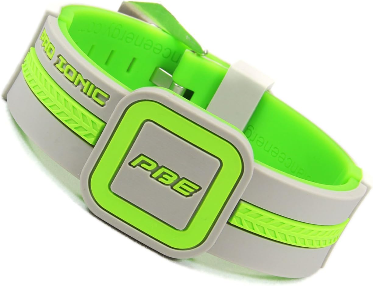 *NEW* Power Balance ENERGY® - PRO IONIC (Grey/Day Glow Green, One Size Fits All)