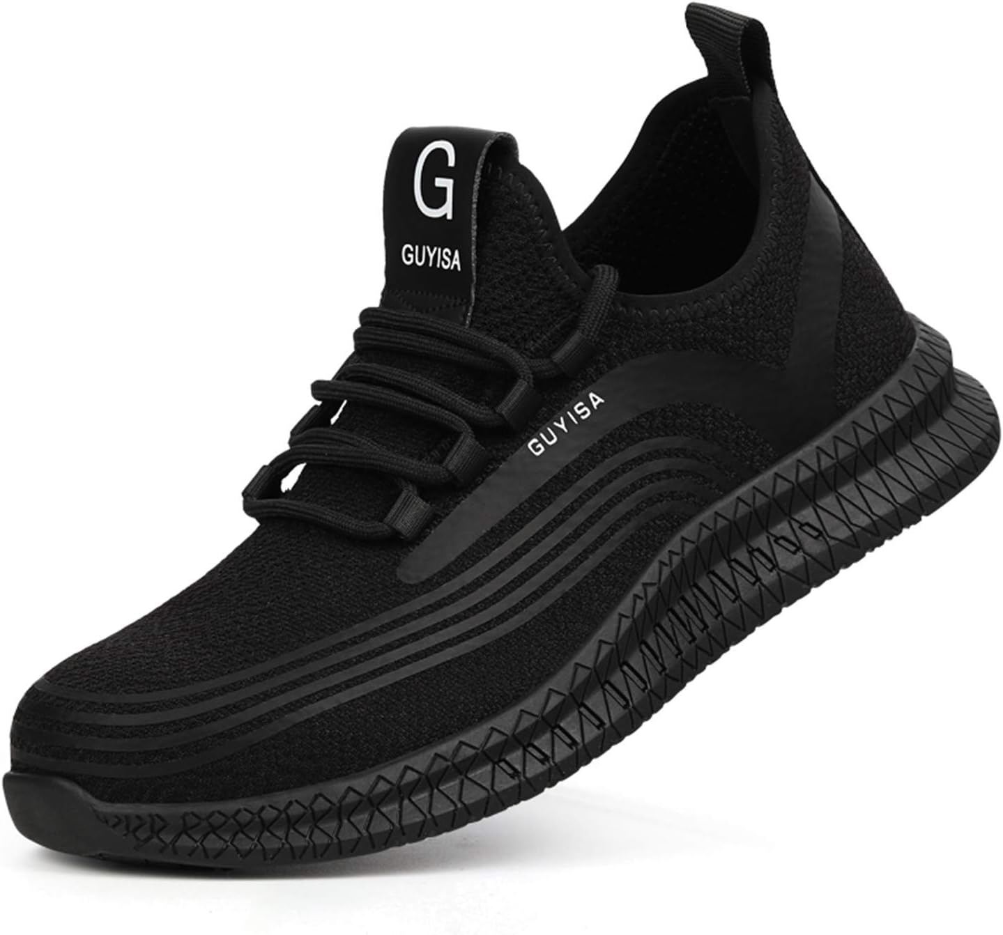 Safety Shoes Steel Toe Trainers Lightweight Work Shoes Non Slip Work Sneakers for Men Women