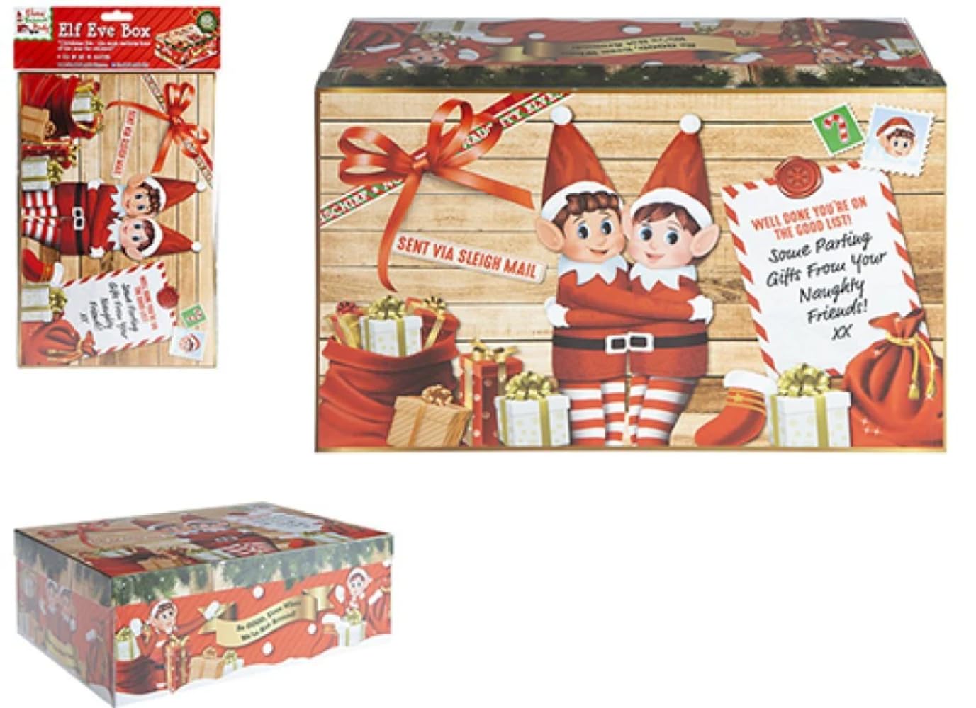 PMS Elf Eve Box - Elves Behavin Badly - 45 x 34 x 12.5cm