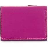 mywalit Tri-Fold Leather Wallet | 8 Card Slots Wallet | ID Window &amp; Coin Pocket | Sangria Multi | Stylish &amp; Functional Accessory for Men &amp; Women | Perfect for Everyday Use