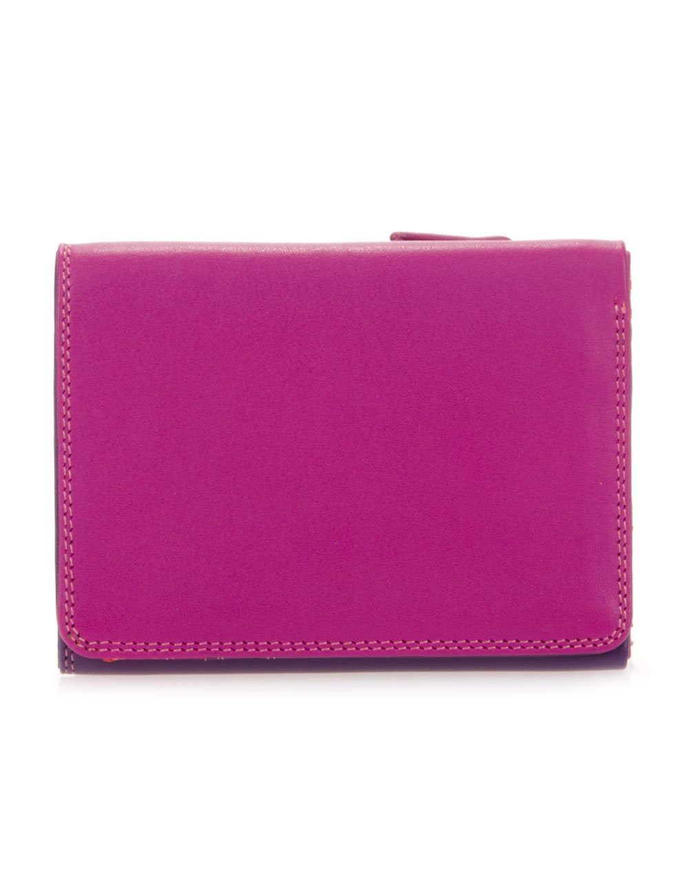 Leather women's Wallet MYWALIT - Small Tri-fold Wallet - 106-75 Sangria — image 1