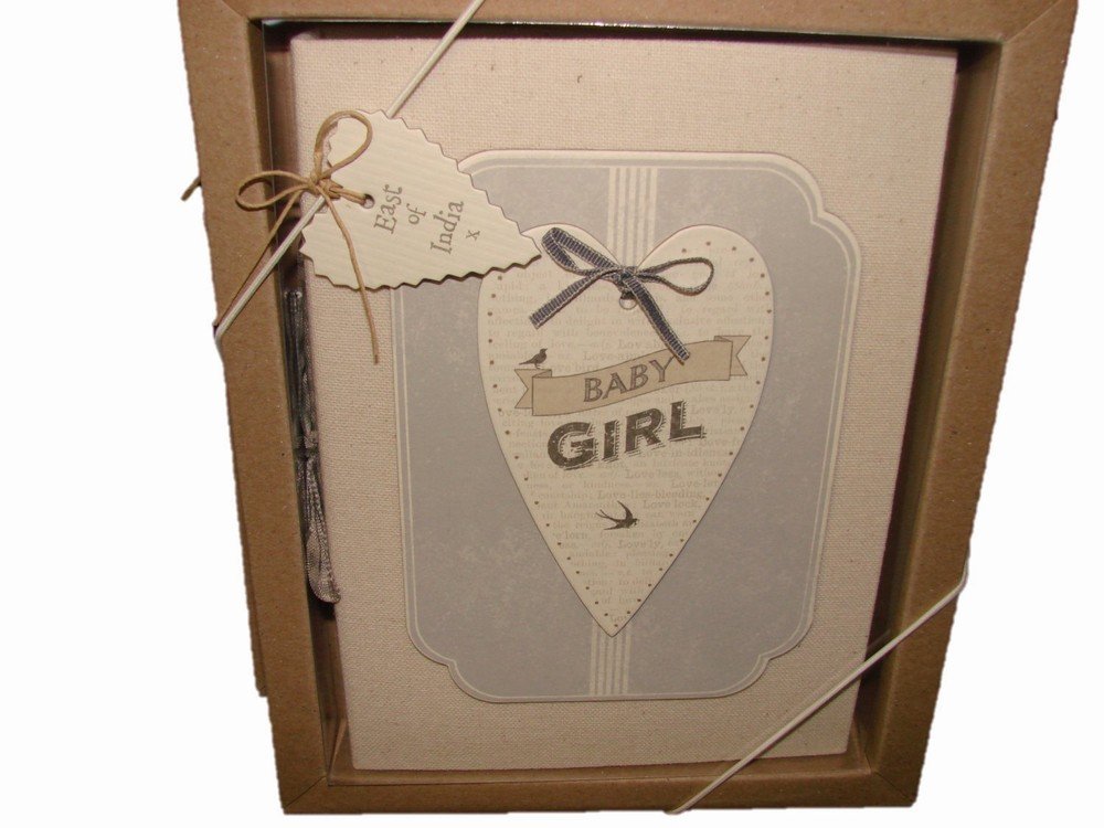 East of India - Baby Girl boxed photo album