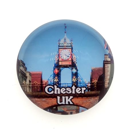 Weekino Souvenir Eastgate Clock Walls of Chester Reino Unido Imán ...