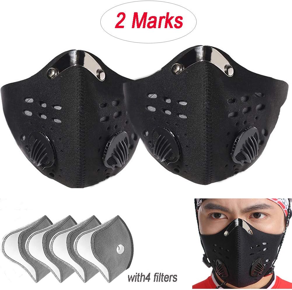 xingxinqi Particulate Respirator Dust Face Mask Bike Cycling Anti-dust Half Face Mask with Filter