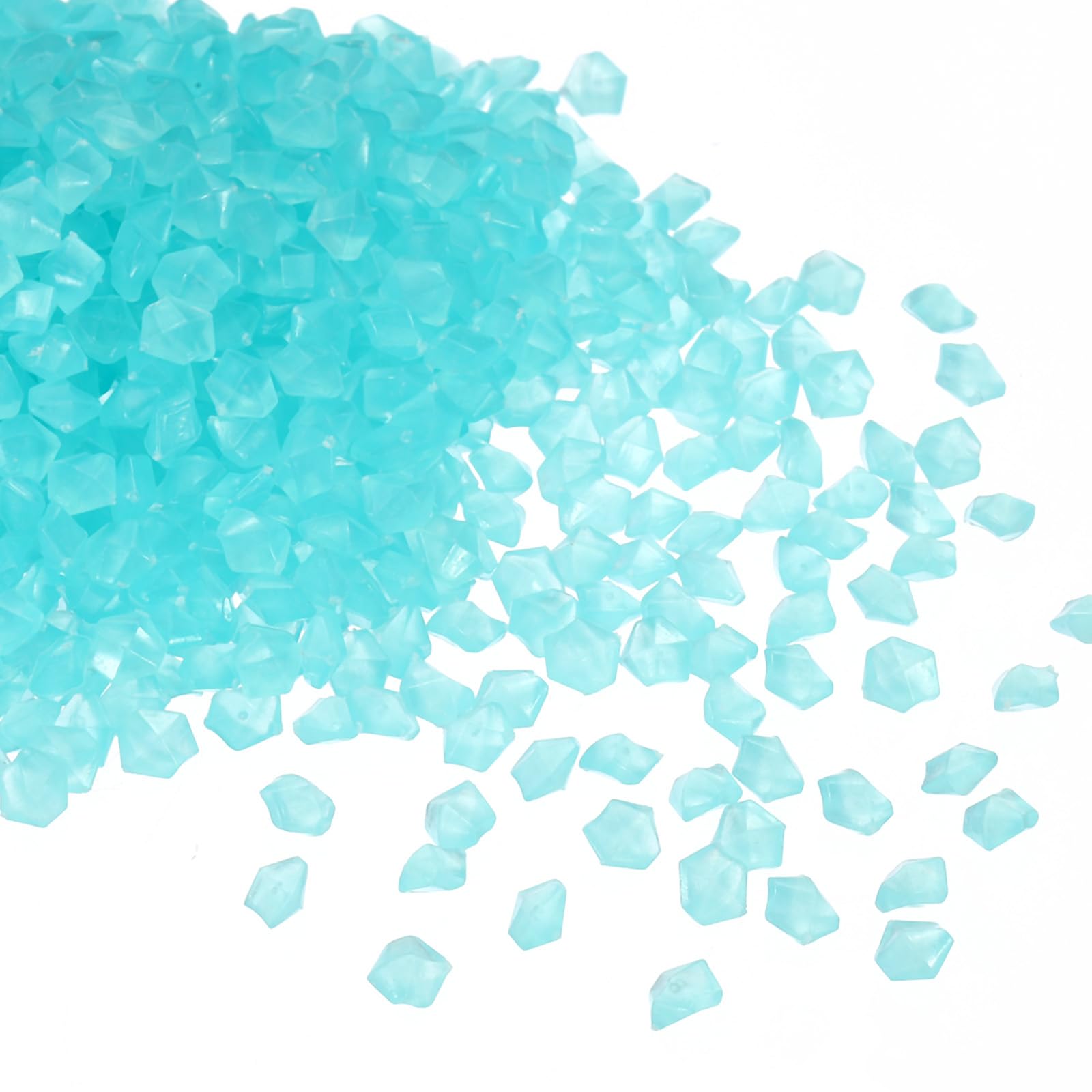 YOKIVE 3000 Pcs Glow in the Dark Rocks, Glowing Stones Luminous Decorative Pebbles, Great for Garden, Yard, Pool, Fish Tank, Walkways (Blue, 3-5-mm)