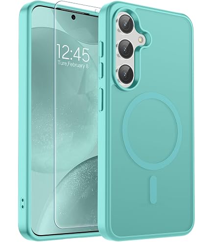 Amazon.com: YENAPOON for Samsung Galaxy S25 Case, Matte Magnetic