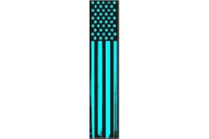 1 SHOT WRAPS Standard Diameter Arrow Cresting Wraps for Carbon Shafts-Pack of 15-Neon American Flags 5,7 Inch