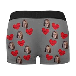 Custom Personalized Photo Printed Face Boxer, I