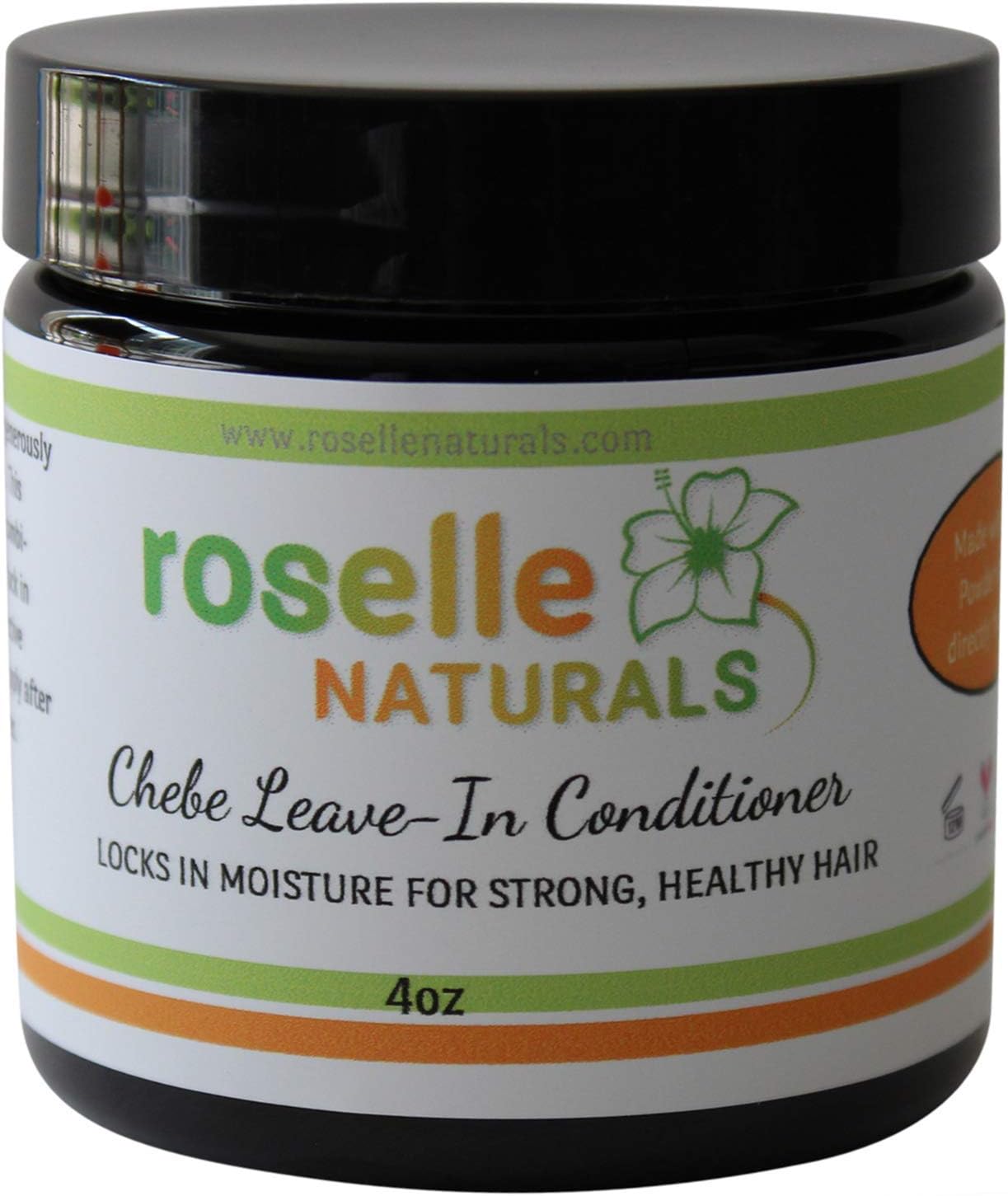 Chebe Leave-In Conditioner Made with Authentic Chebe Powder From Chad. Chebe Infused Conditioner Creamy And Moisture Boosting (4oz)