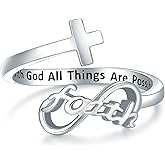 Bolelis Cross Faith Ring 925-Sterling-Silver – Love, Blessings, Strength
