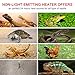 Wuhostam 100W 2 Pack Infrared Ceramic Heat Lamp,Black Reptile Emitter Bulb for Pet Coop Heater Chicken Lizard Turtle Brooder Aquarium Snake No Harm No Light