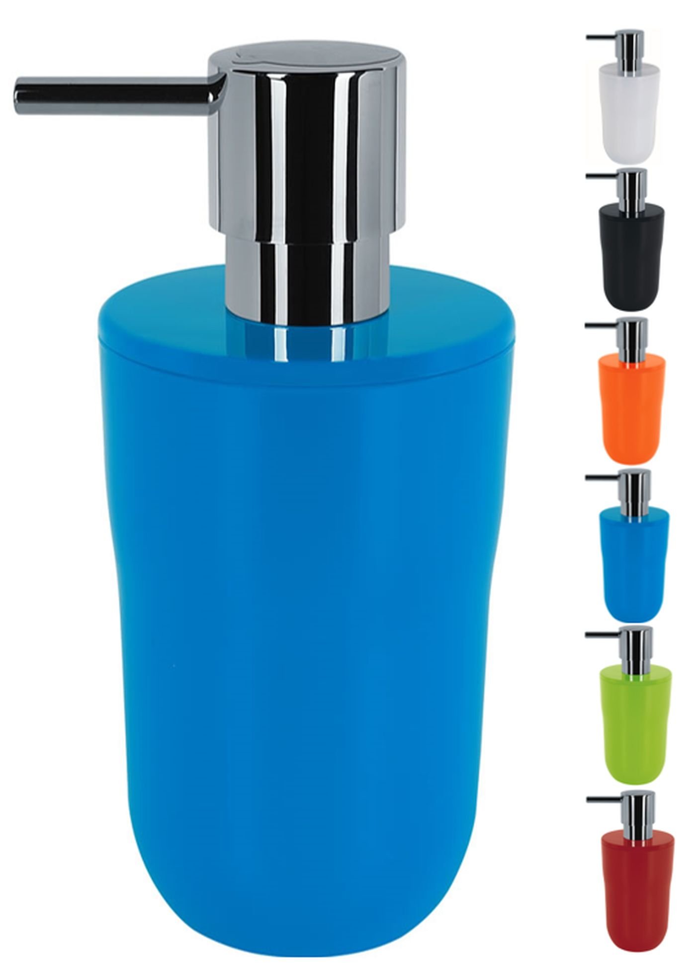 Spirella - Liquid soap dispenser - Capacity 7.5 x 7.5 x 16.5 cm - 300 ml - Blue