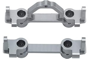 COOWOO Front and Rear Bumper Mount Stand Upgrade Parts for 1/10 SCX10 I RC Trucks - Precision CNC Machined, Enhanced Robustness, Vibration Dampening, and Easy Installation