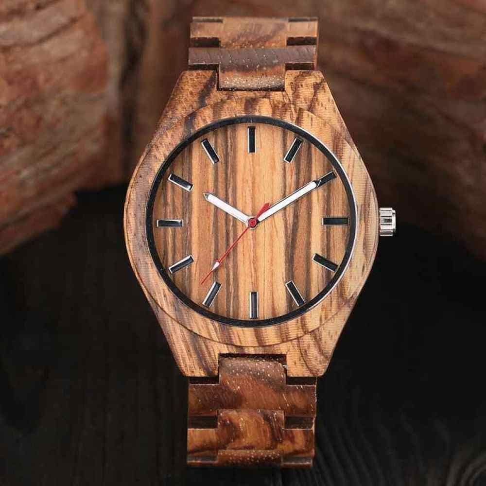XYSQWZ Wooden watch Natural Handmade Wood Watch Minimalism Gift Analog