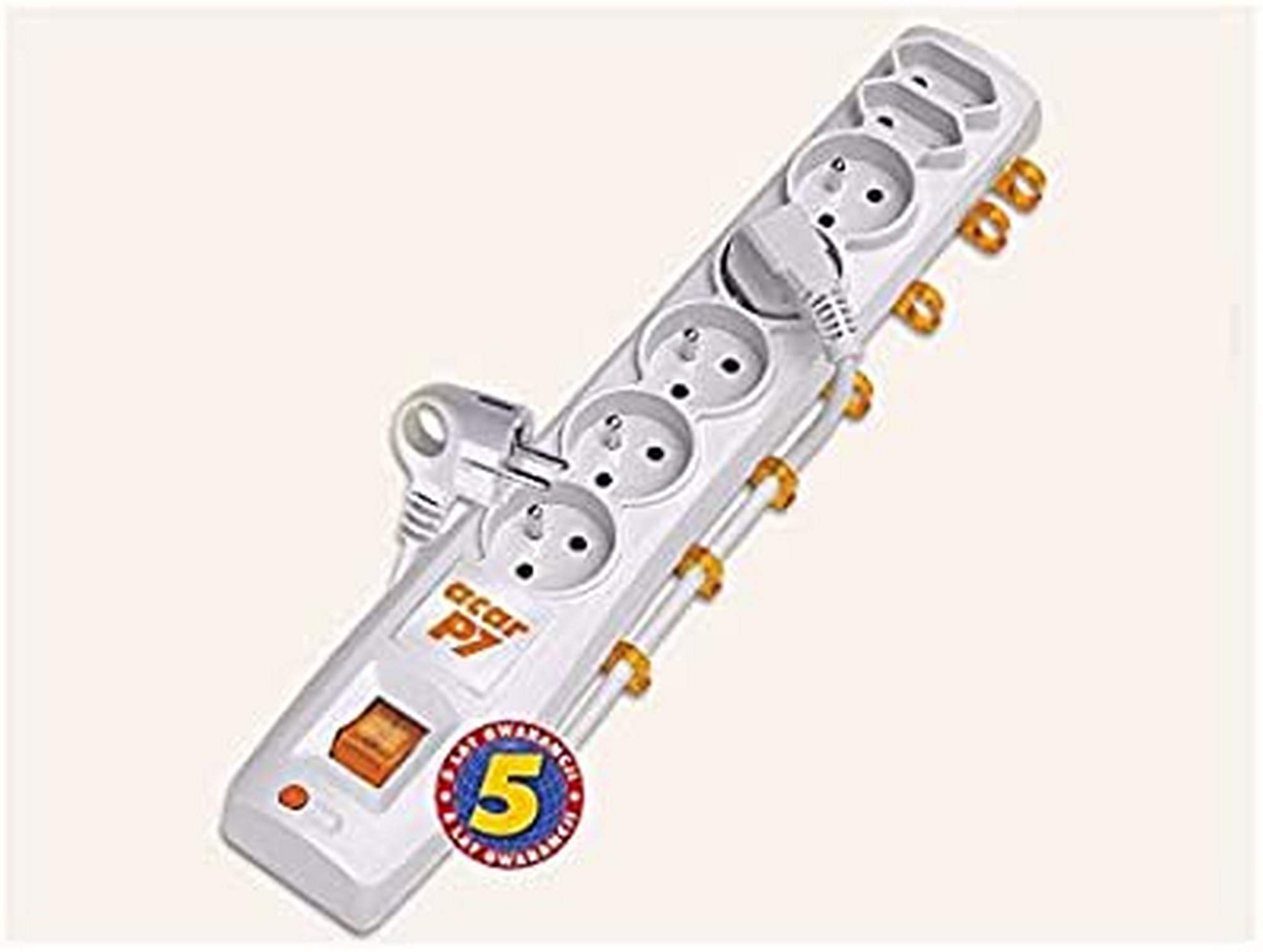 Acar P7 Surge Protector 1.5m (Grey)