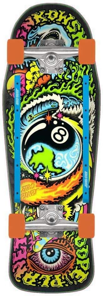 Santa Cruzer Winkowski Dope Planet 80s Factory Complete Skateboard Multi 30.54" x 10.34"