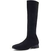 CUSHIONAIRE Rialto Women&rsquo;s Knee-High Stretch Boot &ndash; Slip-On Tall Shaft Boot with Memory Foam &amp; Low Block Heel