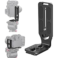 Camera L-beugel Verticaal horizontaal schakelend statief Quick Release Plate, DSLR-camera L Verticale klepelbeugel Compatibel met Canon Nikon Sony DJI Osmo Ronin Zhiyun Stabilizer Statief Monopod