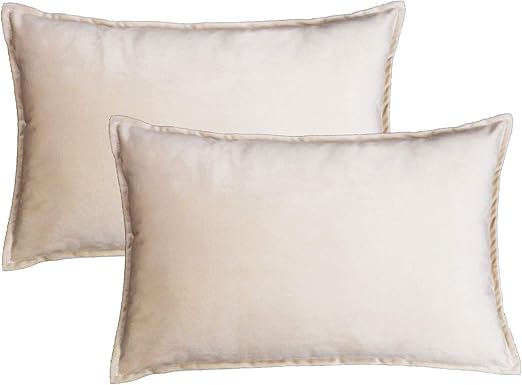 Amazon Com Original Pro Solid Velvet Throw Pillow Covers Set Of 2