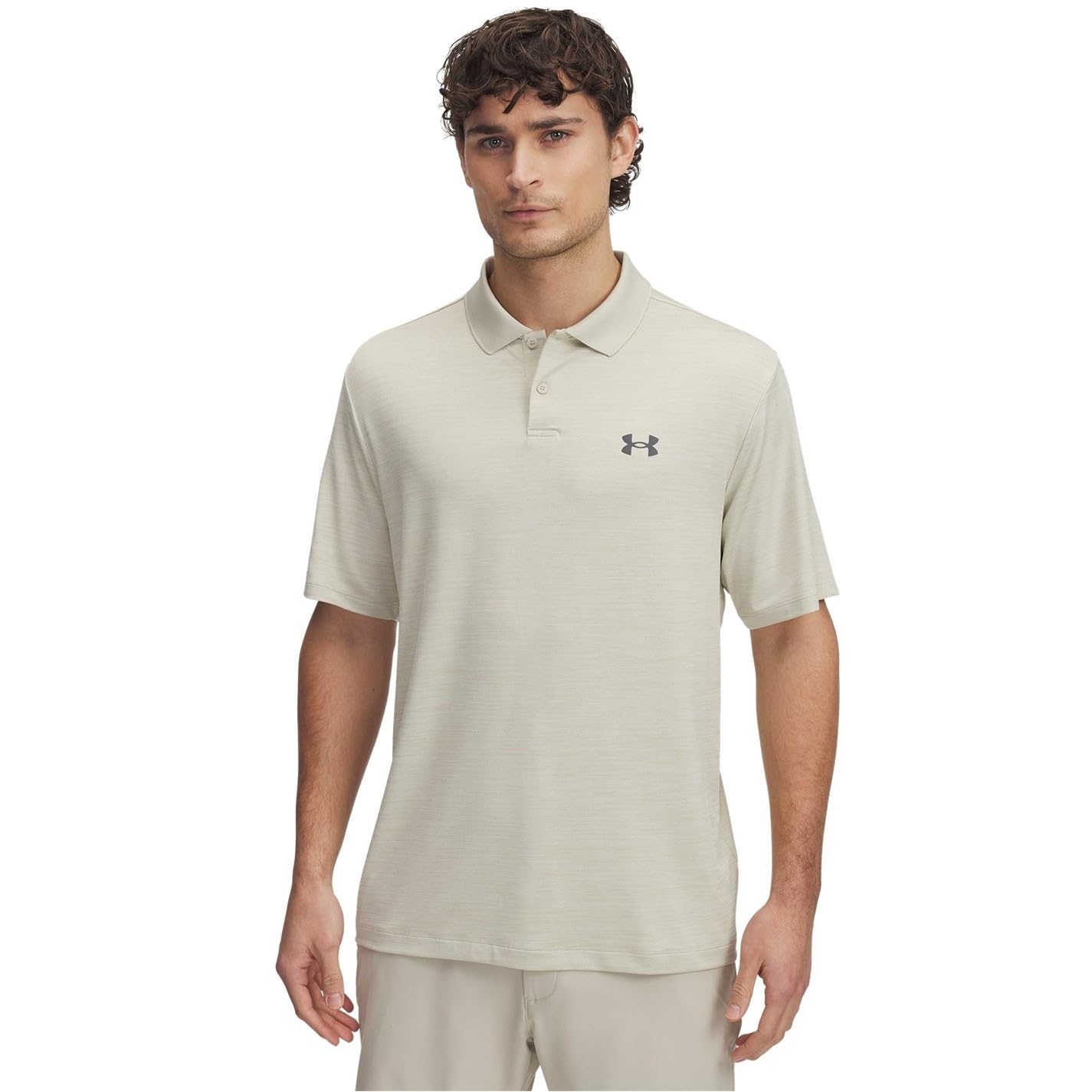 Under Armour Men's Matchplay Polo, (289) Khaki Base / / Castlerock, 4X-Large Image