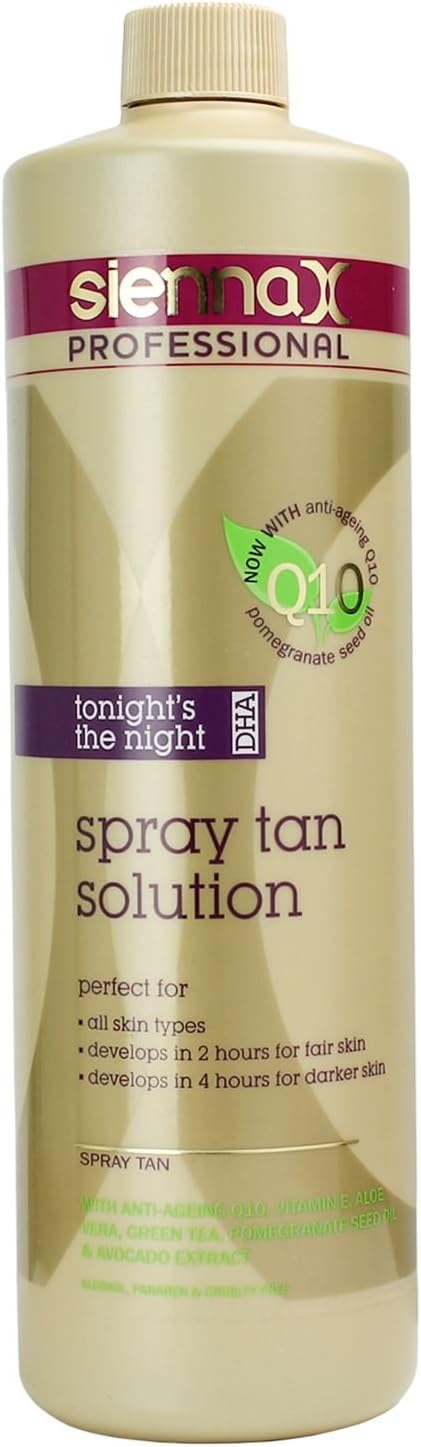 Sienna X Professional Tonight’s the Night Spray Tan Solution 1000ml