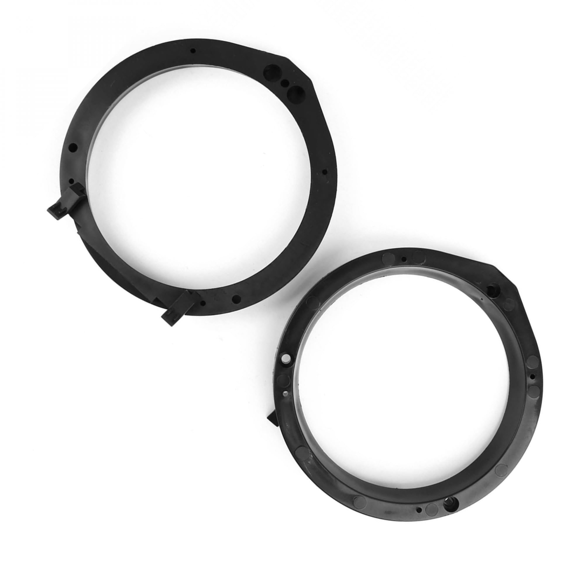 Unifizz 2Pcs Car 6.5" Black Plastic Car Speaker Spacer Adapter Mount Bracket Ring for Honda 2006-2011