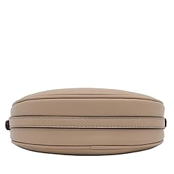 Small Crescent Smooth PU Leather Armpit Shoulder