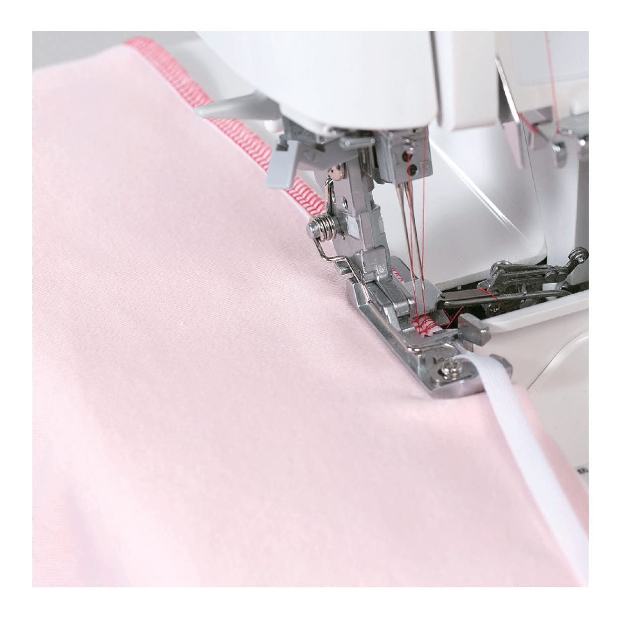JUKI MO-655 2/3/4/5 Thread Serger Sewing Machine with Pearl Finish