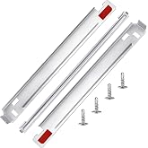 KSTK1 washer dryer stacking kit 27-inch for LG Laundry washing Machine&amp;Dryer - Solid Metal with Chrome Coated - 10 YEARS WARRANTY