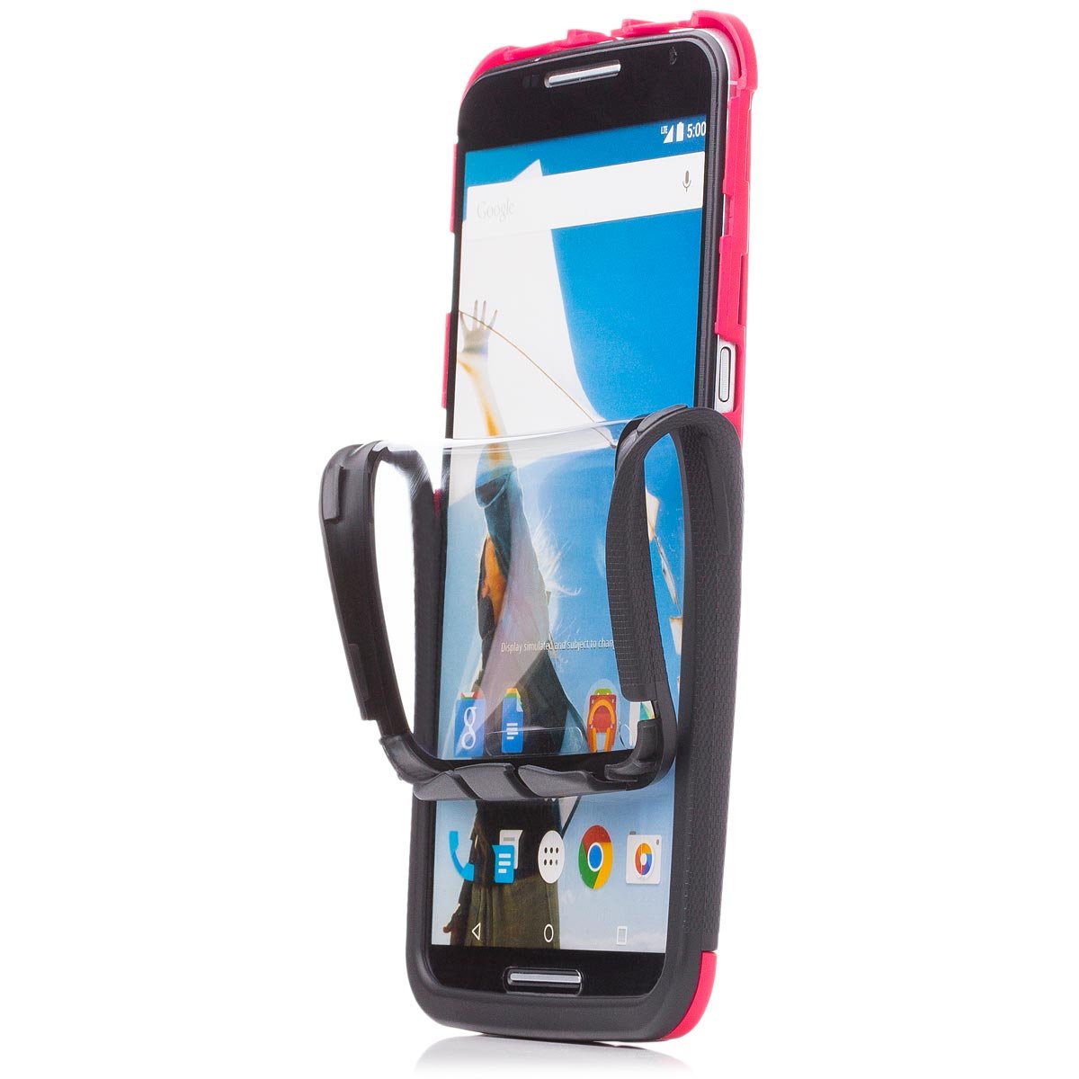 Compatible with Part Motorola Screen Heavy Nexus Pink Shell   Protection Protector] 2 Hard iCues Touch [Built-in Google ... Full-Body Case Duty Cover 6