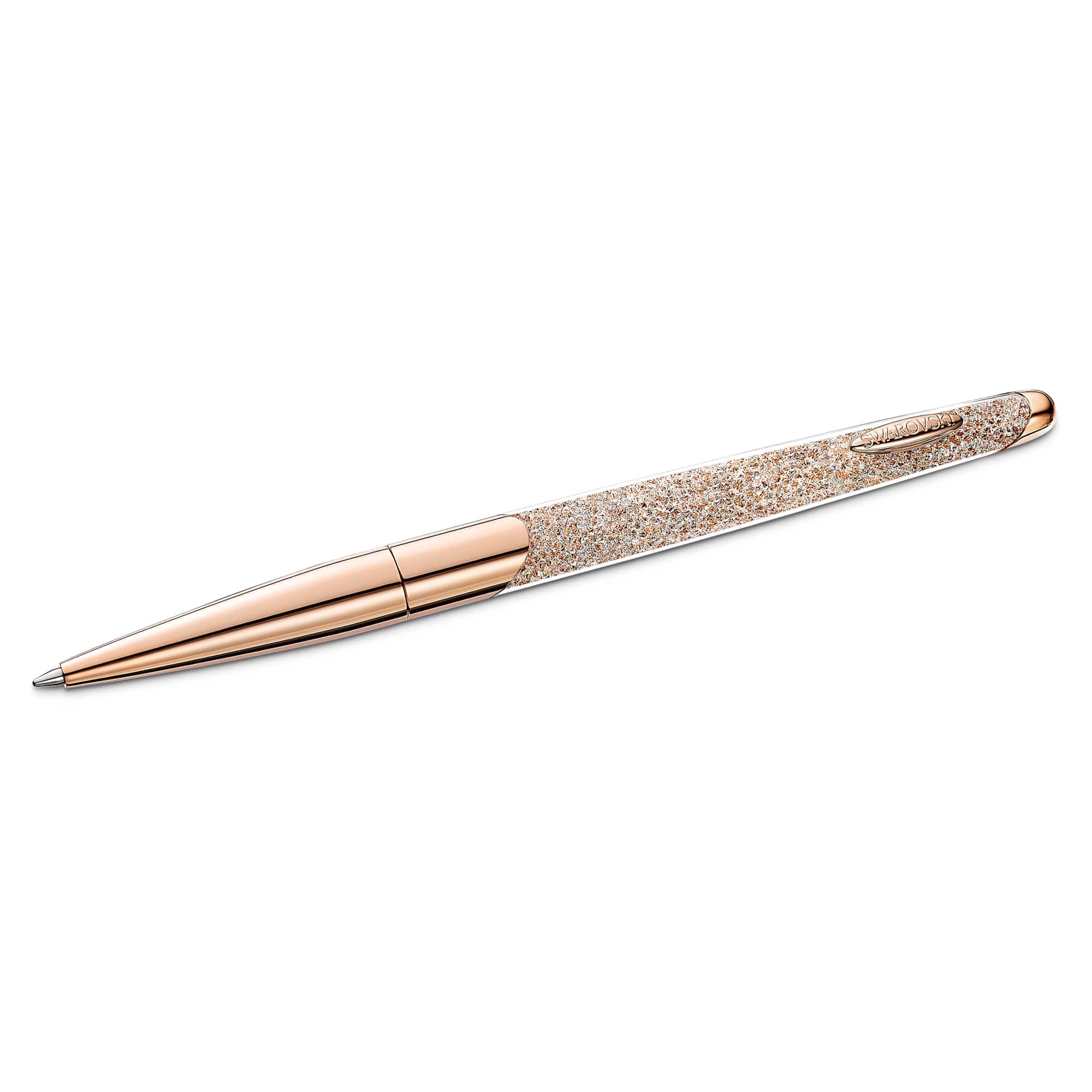 Swarovski Crystalline Nova Rose Gold Tone Plated Clear Crystal Ballpoint Pen 5534329