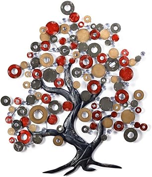 Escultura Colgante De Pared Forma Del Árbol De La Vida Retro Adorno De