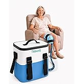 Ice Machine for Knee After Surgery with Continuous Cold Circulation, Cold Therapy Machine, Ice Therapy Machine with Physical Quiet Pump for Shoulder, Hips,Ankles, Feet Pain Relief Recovery,Cerulean