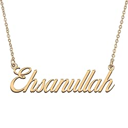 HUAN XUN Customized Custom Simple Any Name Necklace