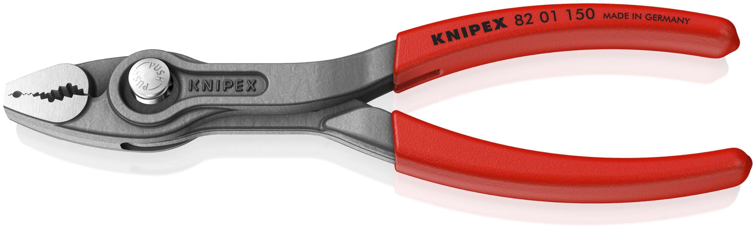 KNIPEX TwinGrip Front- und Seitengreifzange mit rutschhemmendem Kunststoff überzogen 150 mm, 82 01 150