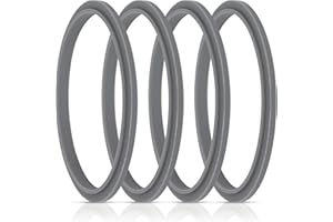 4 Pack Gasket Replacement Rubber Ring Seal Ring Gasket with Lip, Compatible with Nutribullet Blender Series 600W and 900W