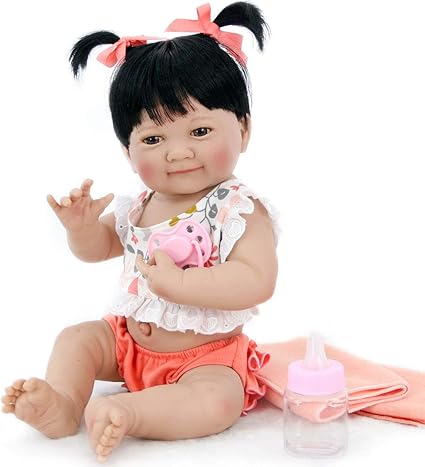 Amazon Com Pursuebaby 14 Inch Washable Reborn Baby Girl Doll Full