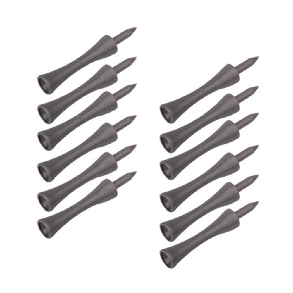 WINOMO Pack of 50 70mm Castle Tees Golf Pegs Grey Castle Golf Tees Castle Golf Tees Golf Tees Long Golf Tees 50 Pieces Golf Tees Golf Nail Limit Pin 70mm Golf Tees Plastic Count Long Castle Golf Tees