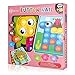 NextX Button Art Toy Color Matching Mosaic Pegboard Early Learning Educational Preschool Games for Kids’ Motor Skills (Pink)