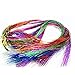 500 Strands Random Color Hair Tinsel Hair Extensions Beauty Salon Women's Accessories