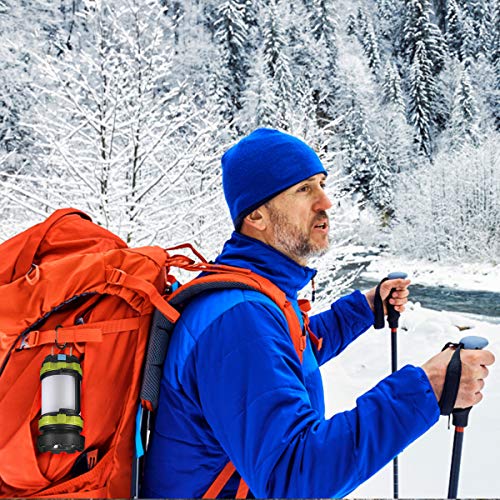 Camping Lantern Rechargeable, Lantern Flashlight LED with 800LM,6Light Modes,3800mAh Power Bank, IPX4 Waterproof,Perfect for Camping Light Hurricane,Emergency,Hiking,Outdoor,USB Cable Included - Thumbnail 3