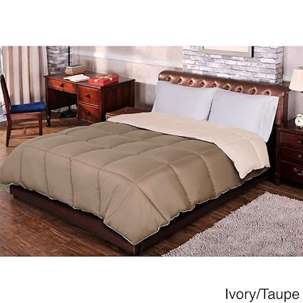 Amazon Com Osd 1pc Ivory Baffle Box Design Comforter King