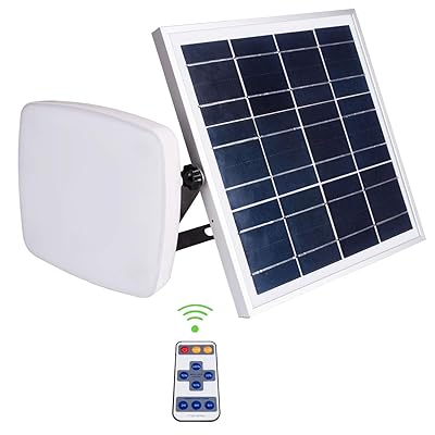 Solar Lights Indoor&Outdoor Home 1000lumen Shed Solar Light 6000mah Solar Barn Light with Remote Control Solar LED Pendant/Ceiling Light for Garden,Yard,Patio,Garage, Landscape