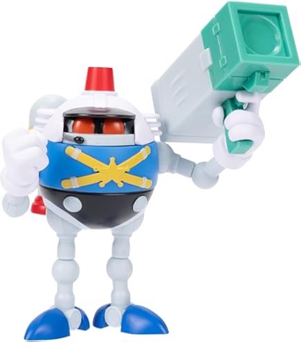 Sonic The Hedgehog Silver 4 Action Figure With Red Star Ring Jakks - View #7