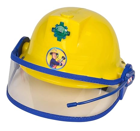 Simba 109252365 Feuerwehrmann Sam Feuerwehr Helm mit Funktion
